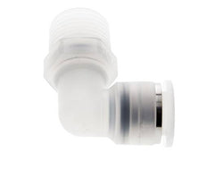 Codo de 90 grados 12mm x R1/2'' con rosca macho latón FKM giratorio