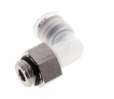 8mm x G1/4'' 90deg Elbow Push-in Fitting with Male Threads PA/Stainless Steel EPDM Rotatable
