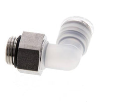 8mm x G1/4'' 90deg Elbow Push-in Fitting with Male Threads PA/Stainless Steel EPDM Rotatable