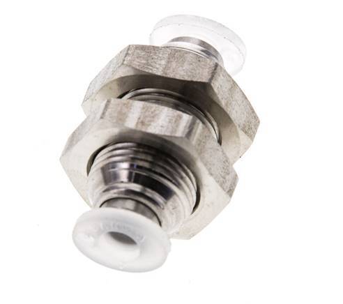 Racor de 4 mm Acero inoxidable/PA EPDM/PTFE Pasamuros