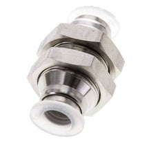 Racor de 8mm Acero inoxidable/PA EPDM/PTFE Pasamuros