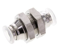 Racor de 8mm Acero inoxidable/PA EPDM/PTFE Pasamuros
