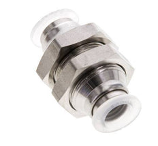 Racor de 8mm Acero inoxidable/PA EPDM/PTFE Pasamuros