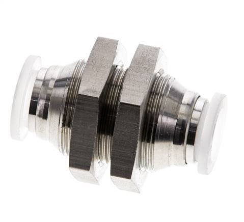 Racor de 10 mm Acero inoxidable/PA EPDM/PTFE Pasamuros