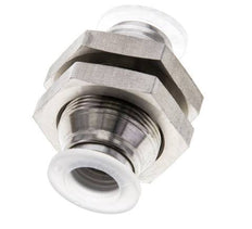 Racor de 10 mm Acero inoxidable/PA EPDM/PTFE Pasamuros