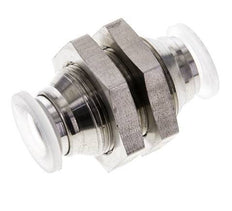 Racor de 10 mm Acero inoxidable/PA EPDM/PTFE Pasamuros