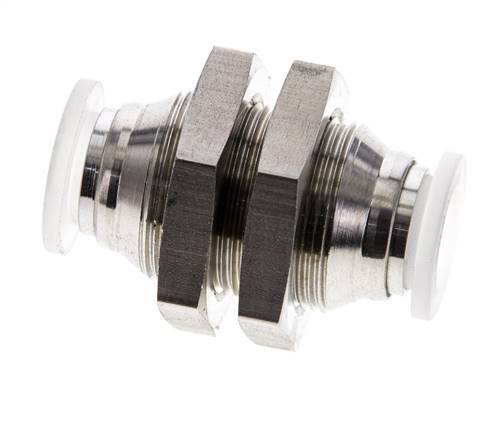 Racor de 10 mm Acero inoxidable/PA EPDM/PTFE Pasamuros