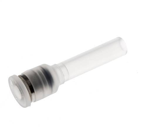 Racor de 4mm x 6mm con enchufe PA 66 NBR