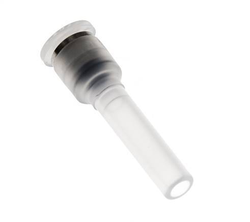 Racor de 4mm x 6mm con enchufe PA 66 NBR