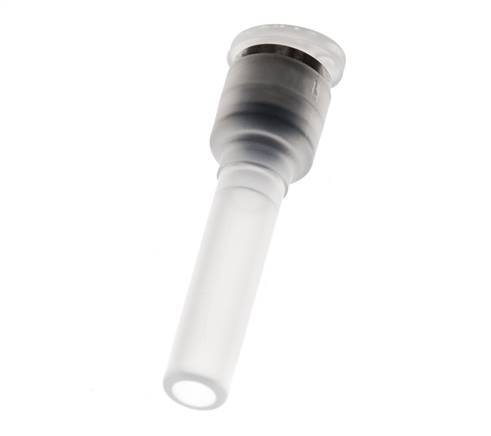 Racor de 4mm x 6mm con enchufe PA 66 NBR