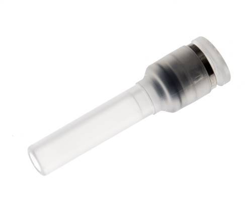 Racor de 4mm x 6mm con enchufe PA 66 NBR