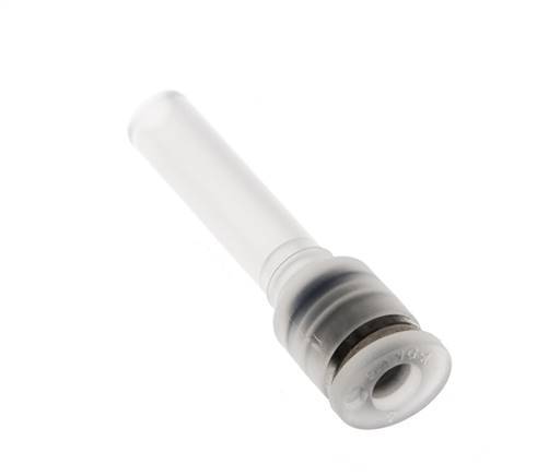 Racor de 4mm x 6mm con enchufe PA 66 NBR