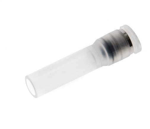Racor de 4mm x 8mm con enchufe PA 66 NBR