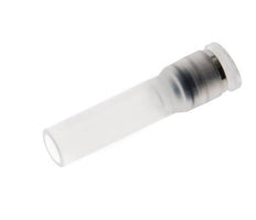 Racor de 4mm x 8mm con enchufe PA 66 NBR