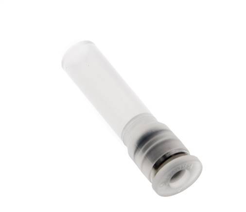 Racor de 4mm x 8mm con enchufe PA 66 NBR