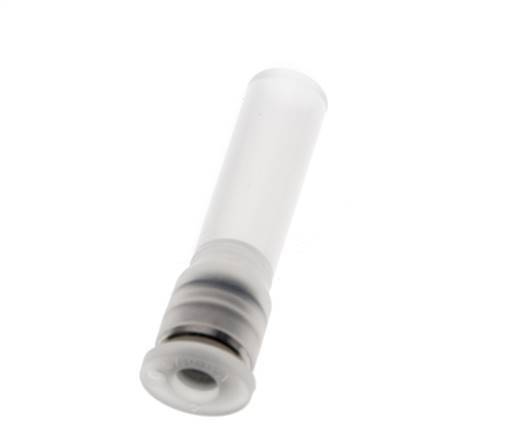 Racor de 4mm x 8mm con enchufe PA 66 NBR