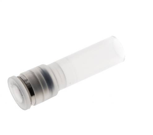 Racor rápido de 6 mm x 10 mm con enchufe PA 66 NBR