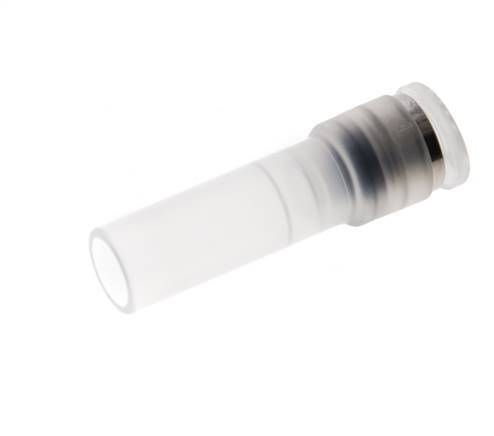 Racor rápido de 6 mm x 10 mm con enchufe PA 66 NBR