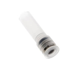 Racor rápido de 6 mm x 10 mm con enchufe PA 66 NBR