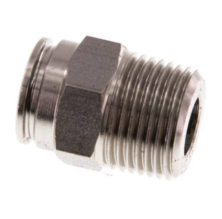 Racor de 10mm x R3/8'' con rosca macho Latón FKM