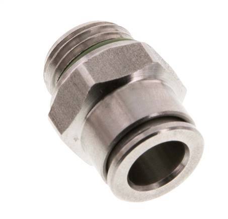 Racor de 8mm x G1/4'' con rosca macho Acero inoxidable FKM