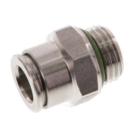 Racor de 8mm x G1/4'' con rosca macho Acero inoxidable FKM