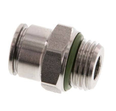 Racor de 8mm x G1/4'' con rosca macho Acero inoxidable FKM