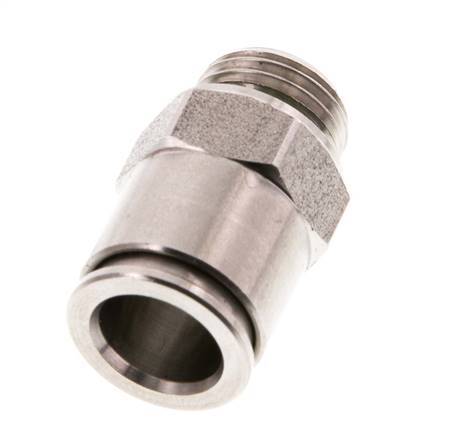 Racor de 10mm x G1/4'' con rosca macho Latón FKM