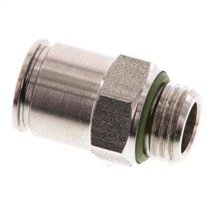 Racor de 10mm x G1/4'' con rosca macho Latón FKM