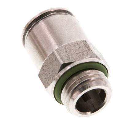 Racor de 10mm x G1/4'' con rosca macho Latón FKM