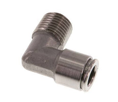 Racor de 8mm x R1/4'' 90deg con rosca macho Latón FKM Giratorio