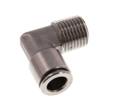 Racor de 8mm x R1/4'' 90deg con rosca macho Latón FKM Giratorio