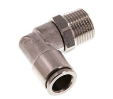 Codo de 90 grados 10mm x R3/8'' con rosca macho latón FKM giratorio
