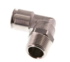 Codo de 90 grados 10mm x R3/8'' con rosca macho latón FKM giratorio