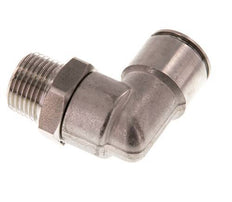 Codo de 90 grados 12mm x R3/8'' con rosca macho Latón FKM Giratorio