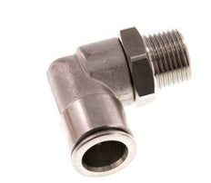Codo de 90 grados 12mm x R3/8'' con rosca macho Latón FKM Giratorio