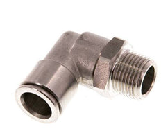 Codo de 90 grados 12mm x R3/8'' con rosca macho Latón FKM Giratorio