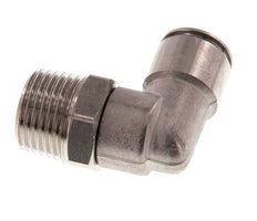 Codo de 90 grados 12mm x R1/2'' con rosca macho latón FKM giratorio