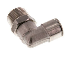 Codo de 90 grados 12mm x R1/2'' con rosca macho latón FKM giratorio