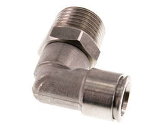 Codo de 90 grados 12mm x R1/2'' con rosca macho latón FKM giratorio