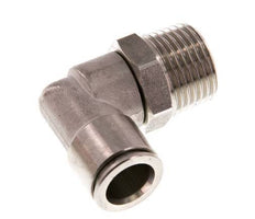 Codo de 90 grados 12mm x R1/2'' con rosca macho latón FKM giratorio