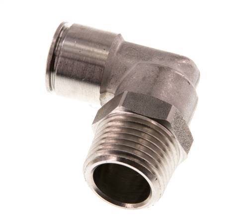 Codo de 90 grados 12mm x R1/2'' con rosca macho latón FKM giratorio