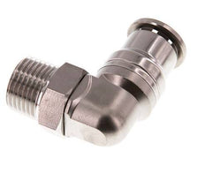 Codo de 90 grados 16mm x R1/2'' con rosca macho Latón FKM Giratorio