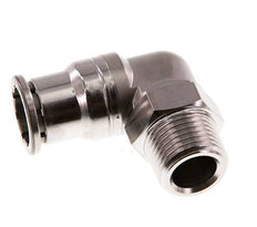 Codo de 90 grados 16mm x R1/2'' con rosca macho Latón FKM Giratorio