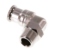 Codo de 90 grados 16mm x R1/2'' con rosca macho Latón FKM Giratorio