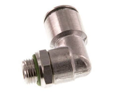 Codo de 90 grados 8mm x G1/8'' con rosca macho Latón FKM Giratorio