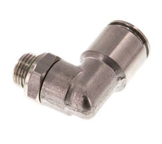 Codo de 90 grados 8mm x G1/8'' con rosca macho Latón FKM Giratorio