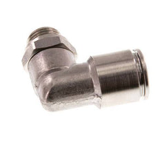 Codo de 90 grados 8mm x G1/8'' con rosca macho Latón FKM Giratorio