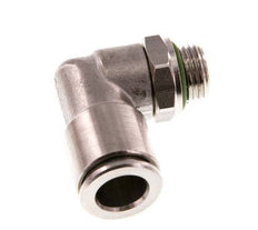 Codo de 90 grados 8mm x G1/8'' con rosca macho Latón FKM Giratorio