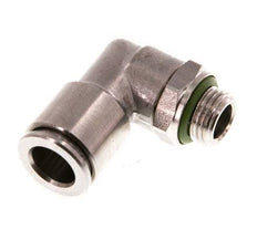 Codo de 90 grados 8mm x G1/8'' con rosca macho Latón FKM Giratorio